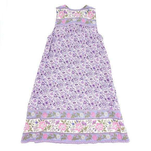 NEW Spell Sienna Sleeveless Tunic Dress Lilac Floral Resort Cottagecore Boho XS - Picture 7 of 8